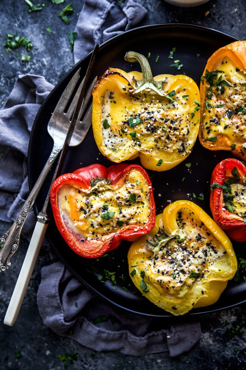 Everything Omelet Peppers