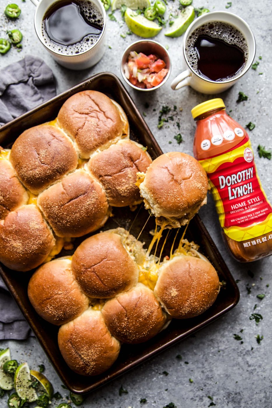 Fajita Baked Breakfast Sliders with Dorothy Lynch www.climbinggriermountain.com.jpg