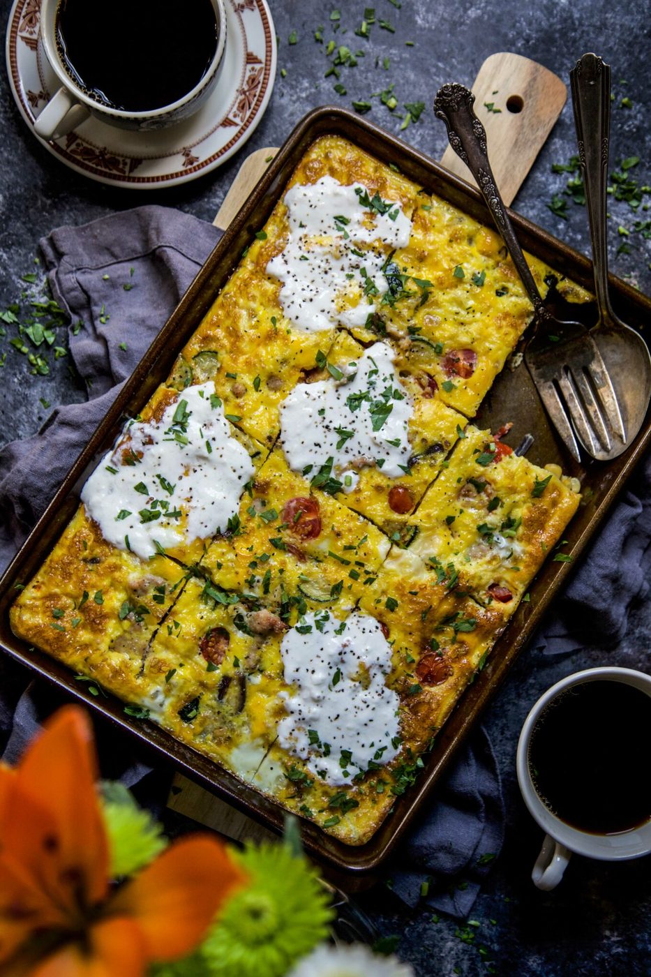 Farmers’ Market Sheet Pan Frittata