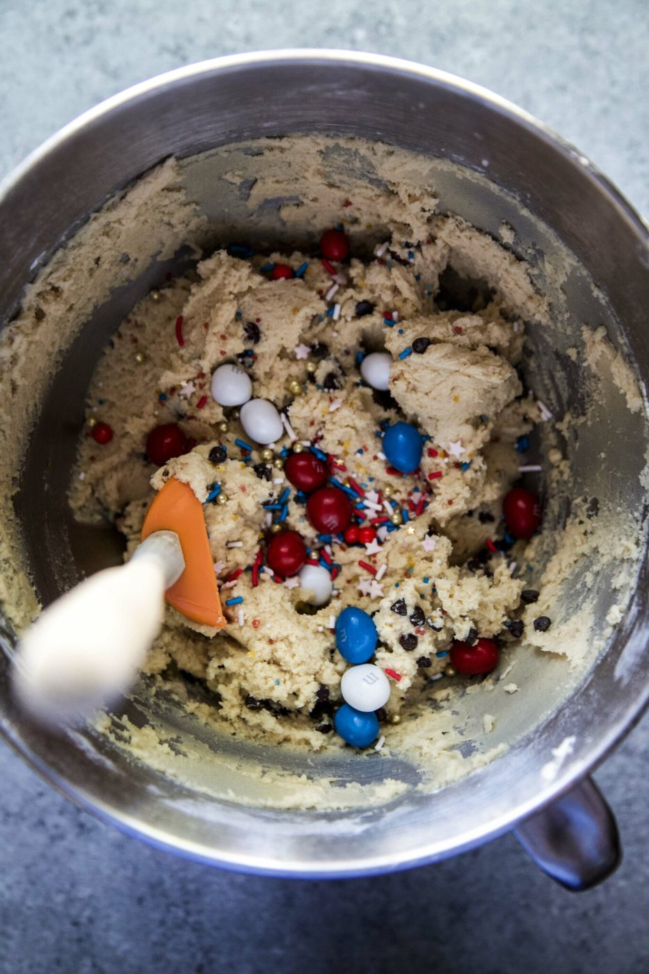 Firework Chocolate Chip Cookies