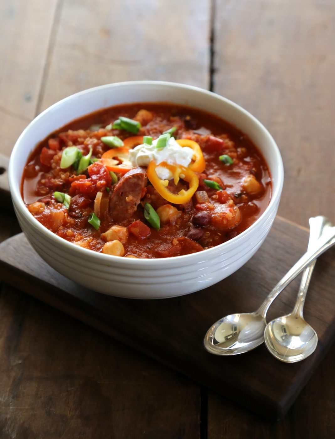 Foodie fridays: cajun quinoa chili