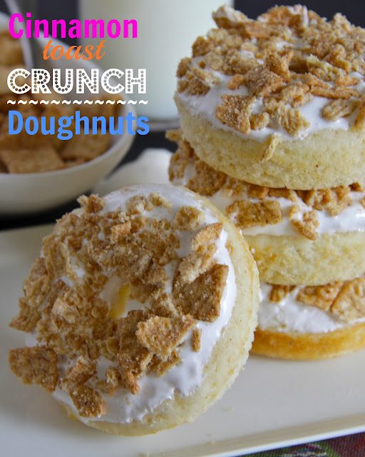Foodie fridays: cinnamon toast crunch doughnuts & a blogiversary!