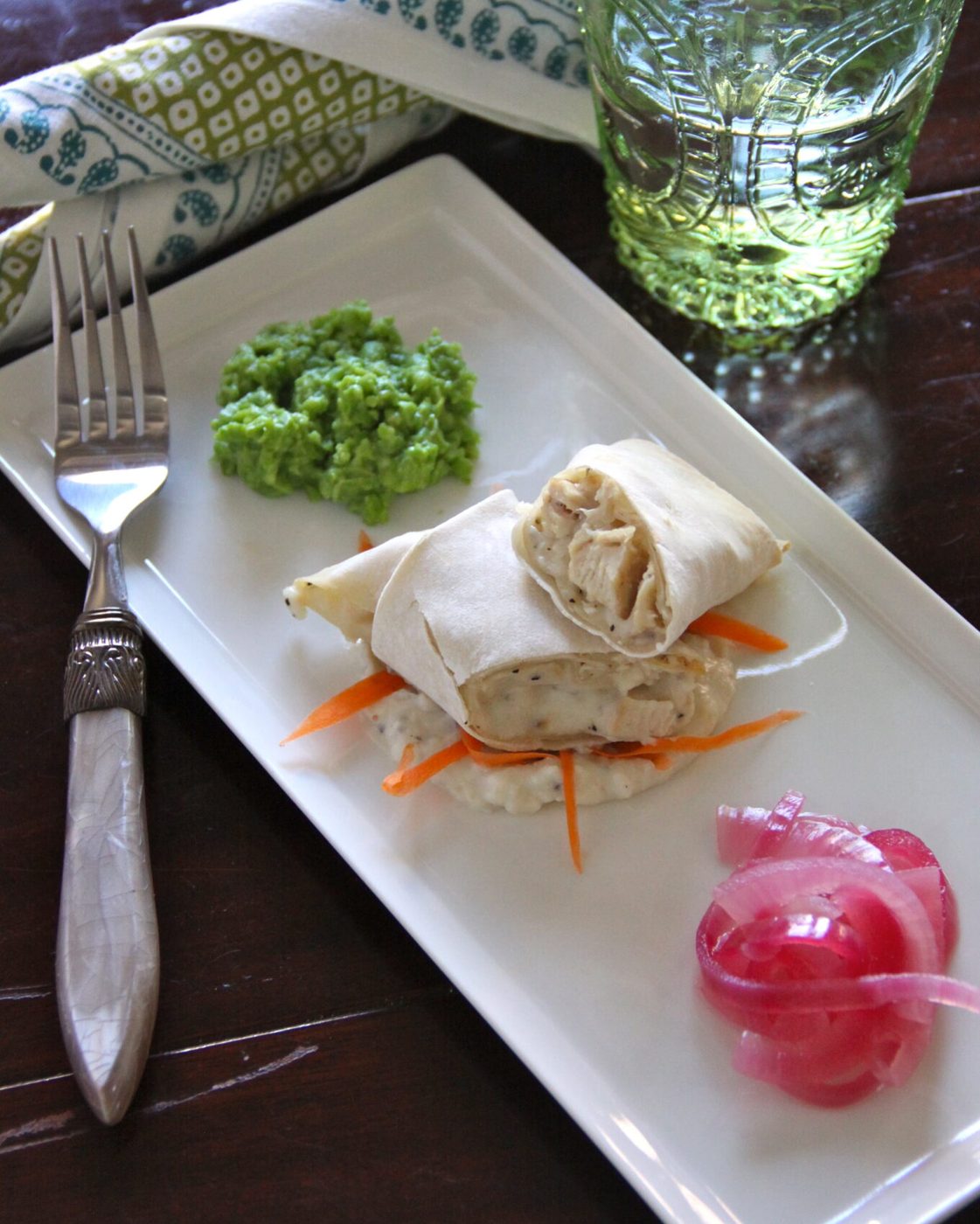 deconstructed chicken pot pie