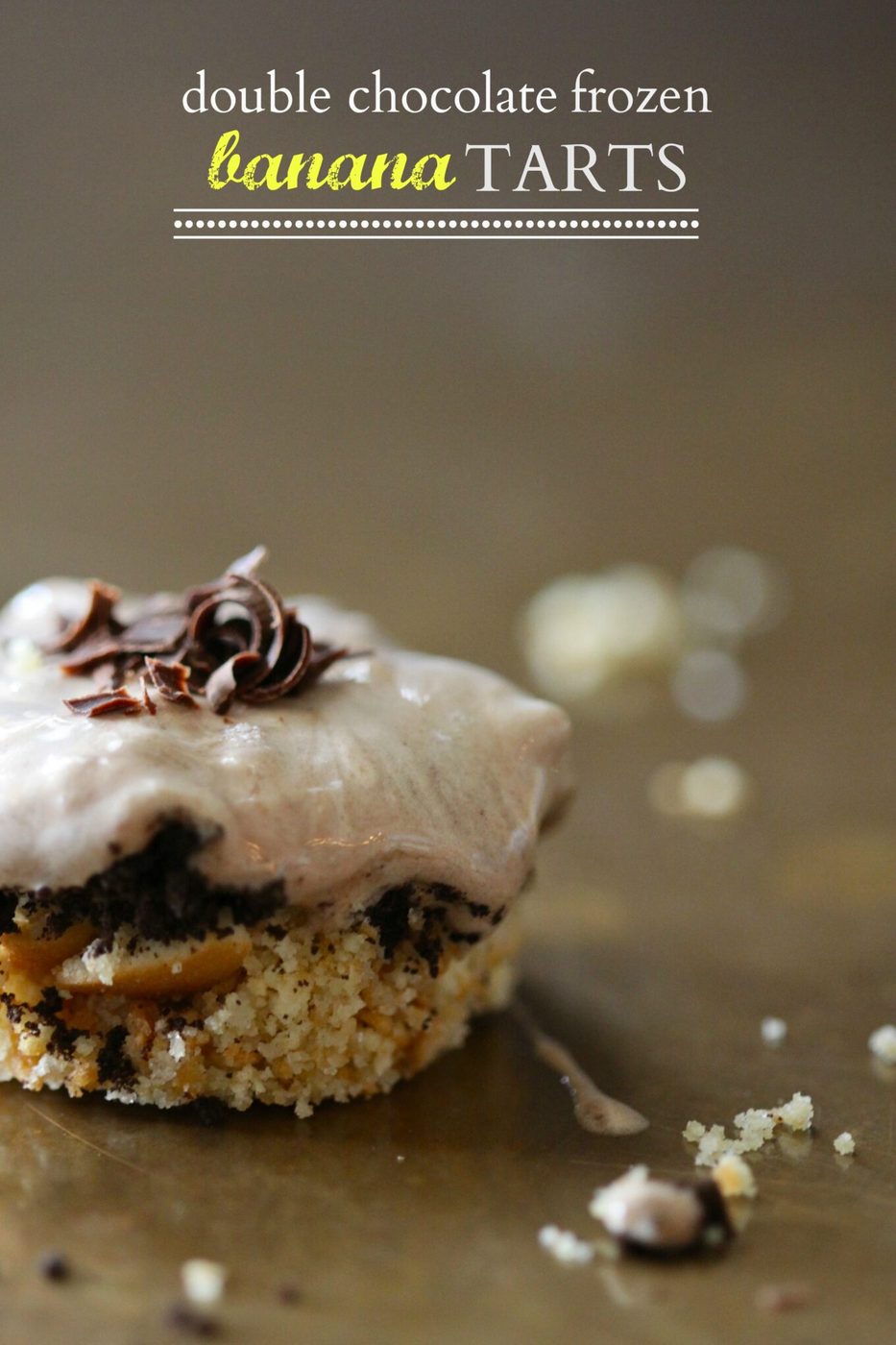 Foodie fridays: double chocolate frozen banana tarts