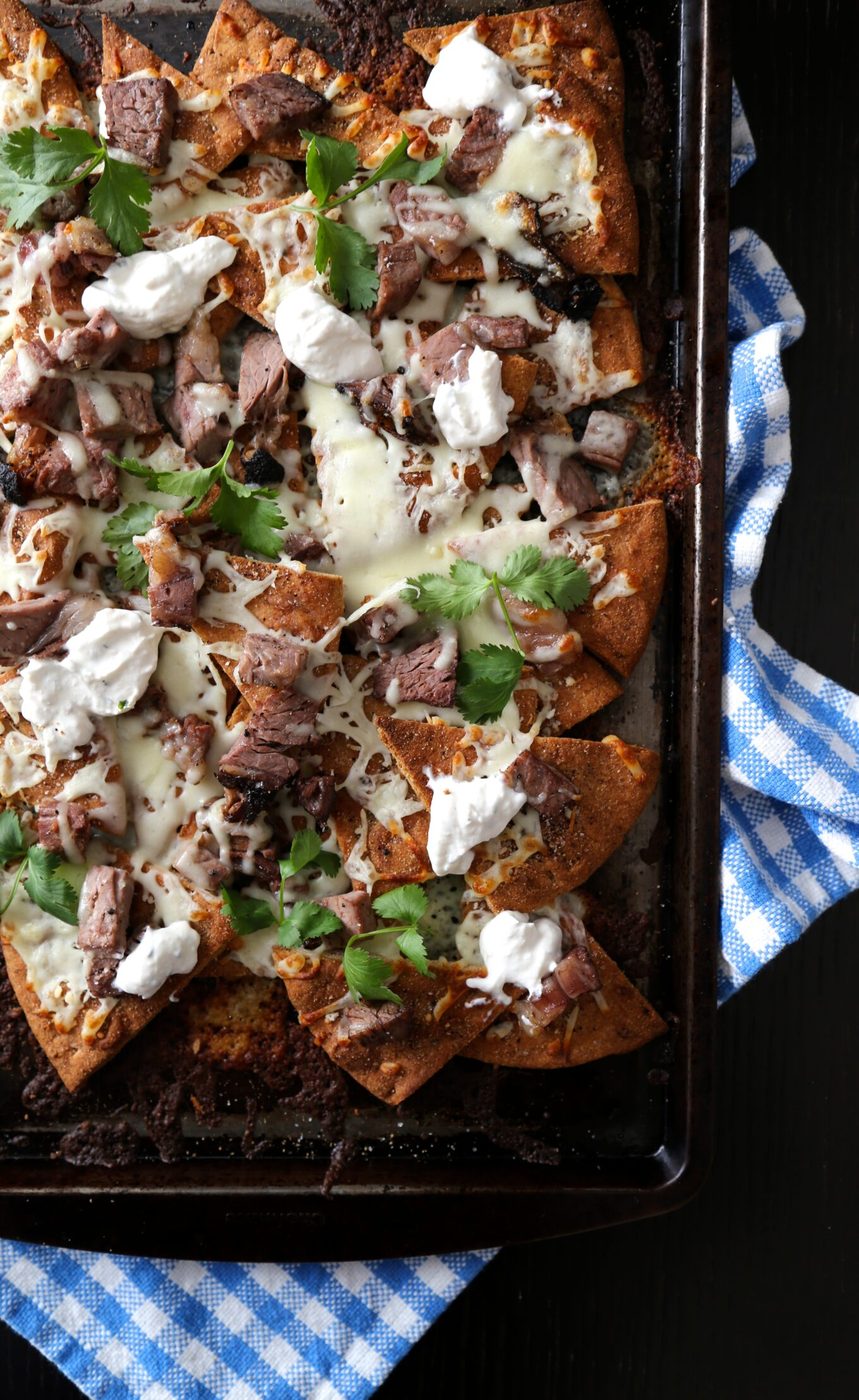 Horseradish cream on foodie fridays: leftover prime rib naan nachos