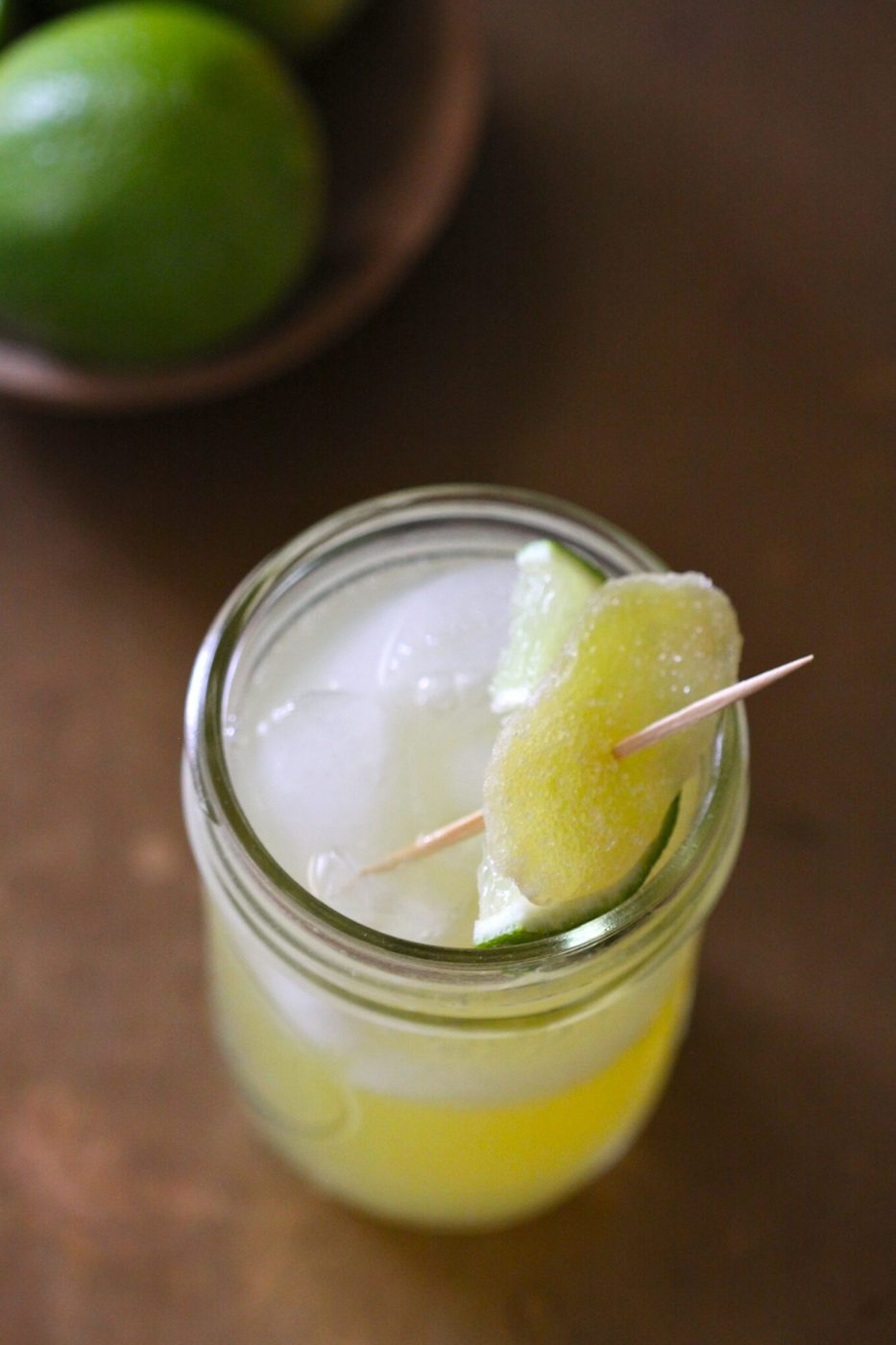 mango mule with candied ginger
