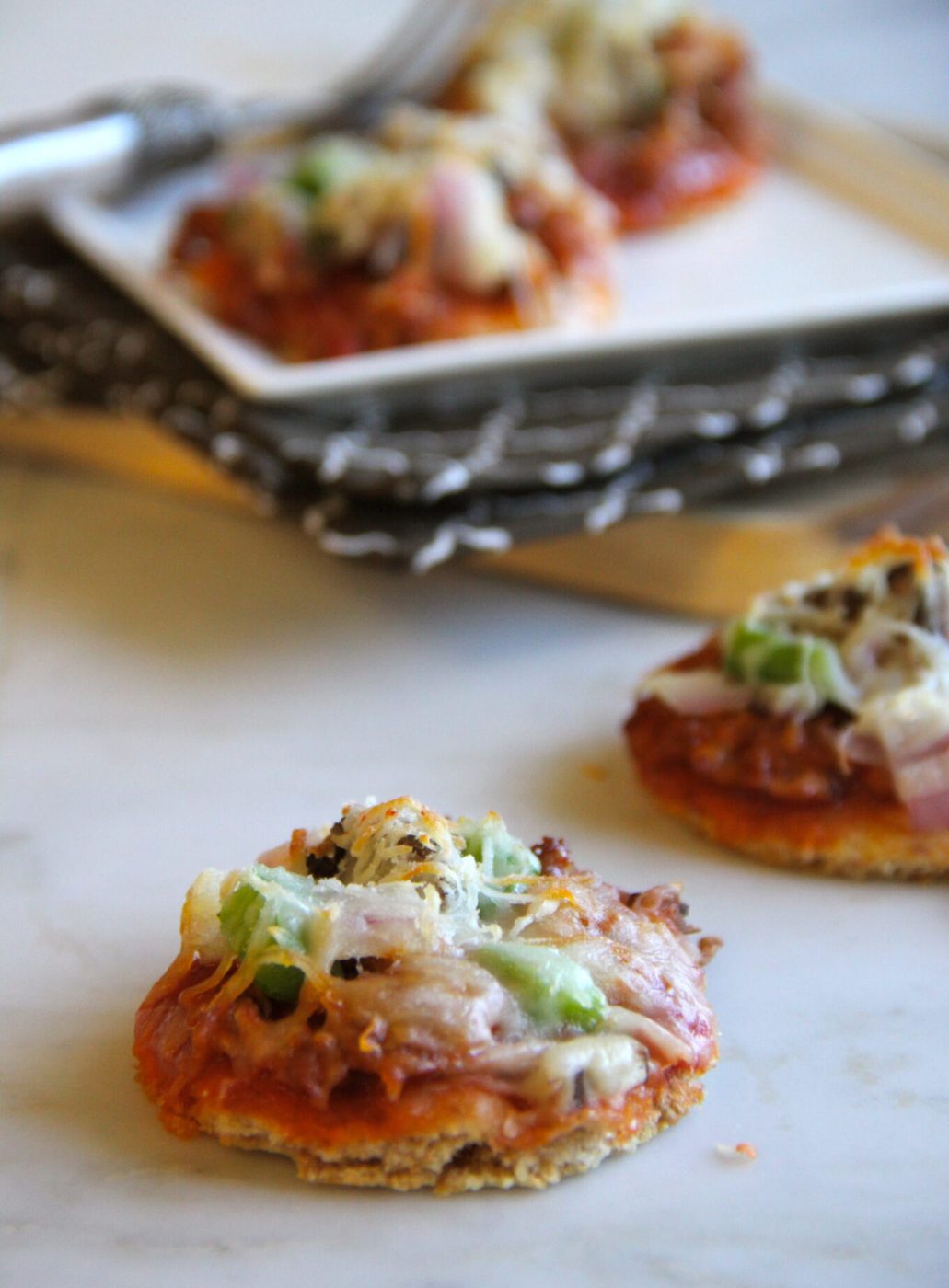 Chicken chorizo on foodie fridays: mini naan pizzas