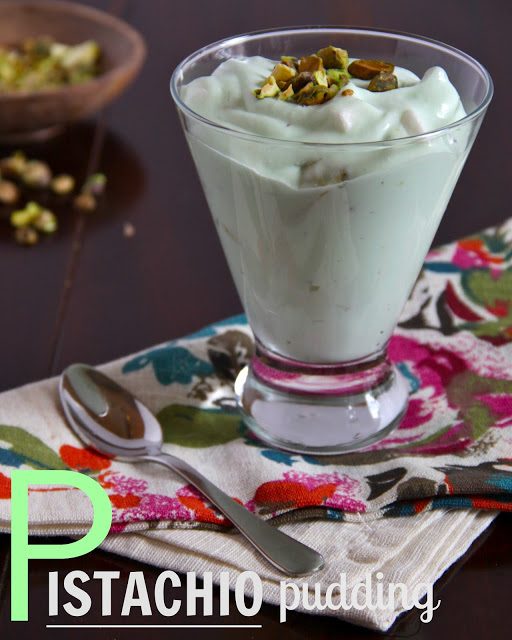 Foodie fridays: pistachio pudding