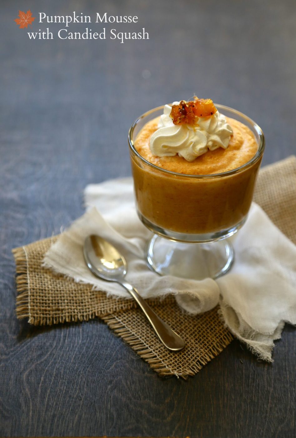 Candied squash on foodie fridays: pumpkin mousse