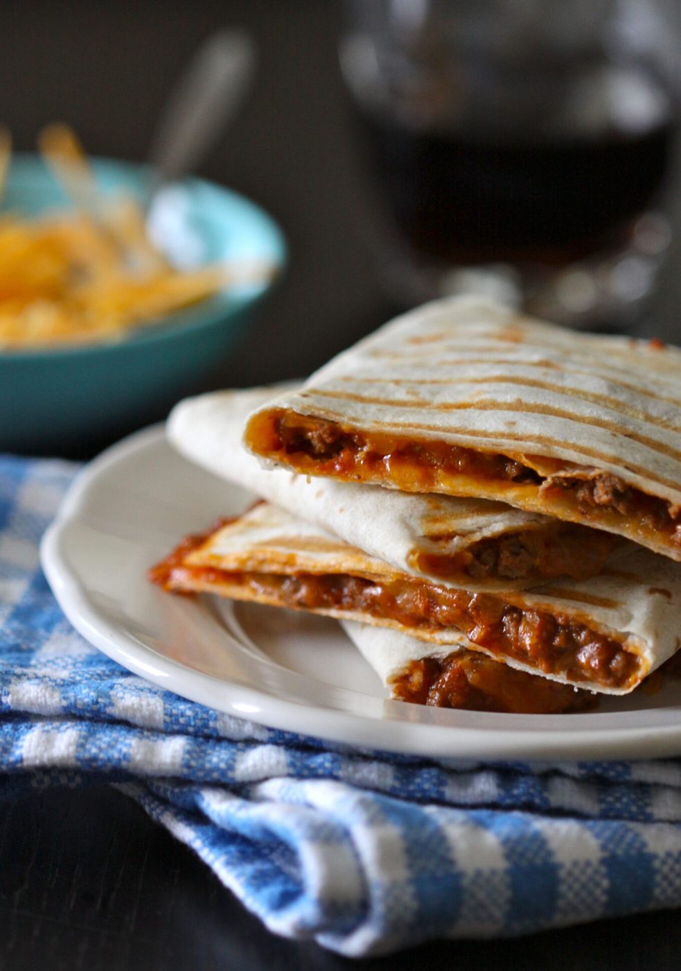 Foodie fridays: sloppy joe quesadillas