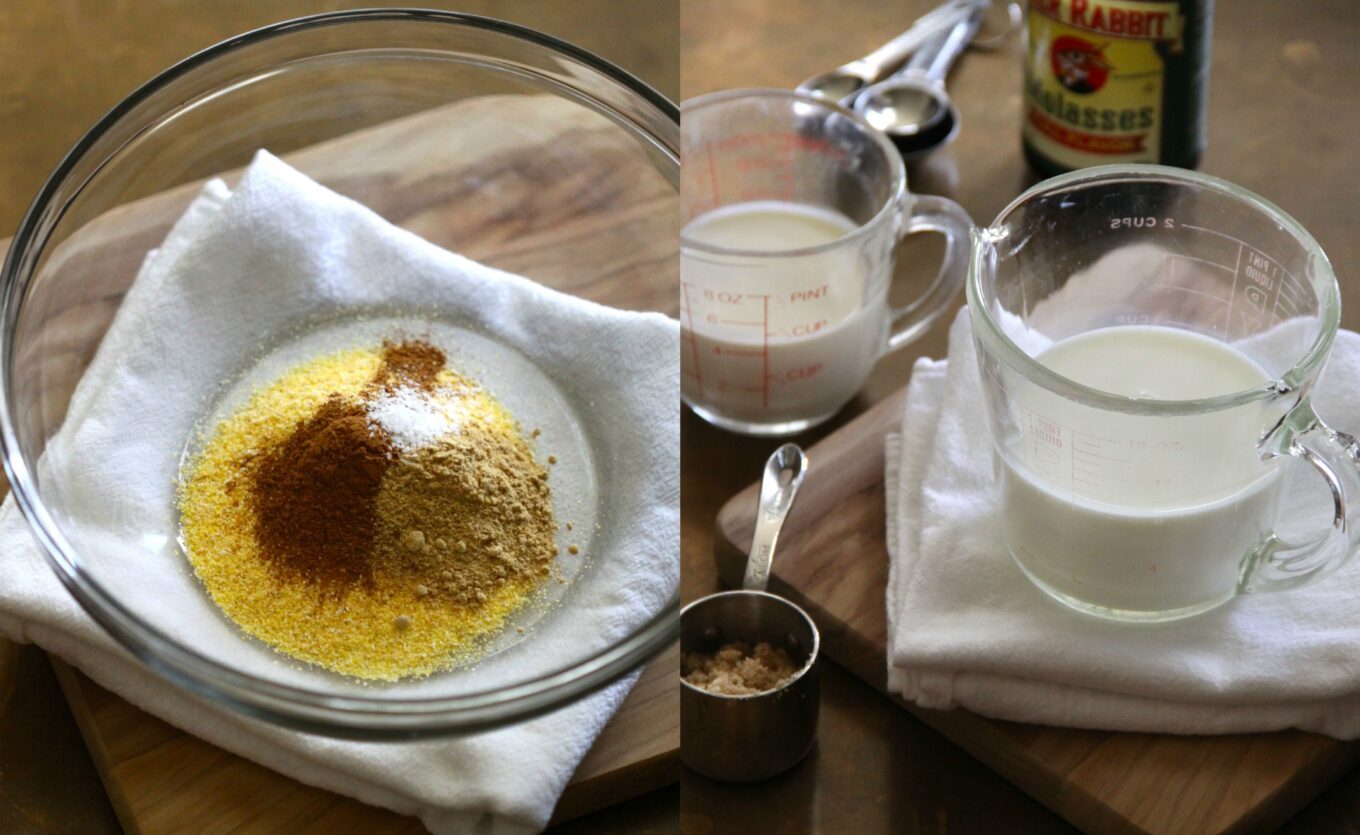 spiced indian pudding