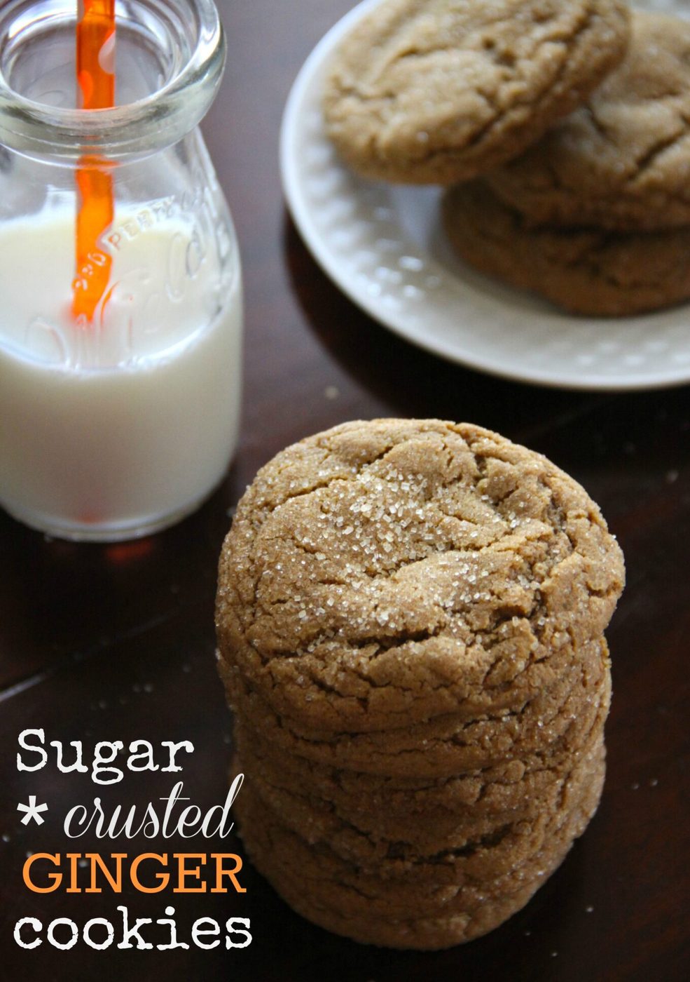Foodie fridays: sugar crusted ginger cookies