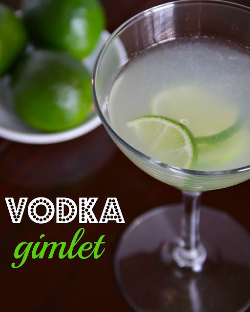 Foodie fridays: vodka gimlet