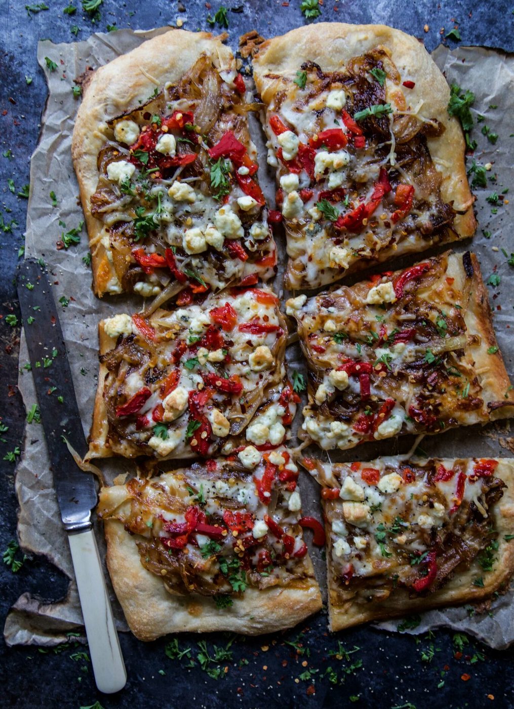 Four Cheese Spiced Pimiento Pizza