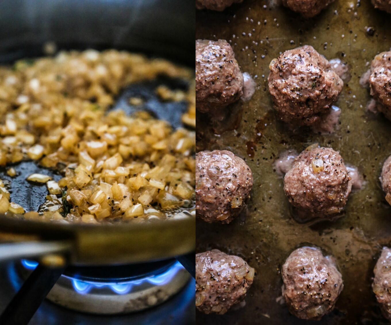 French Onion Meatball Subs