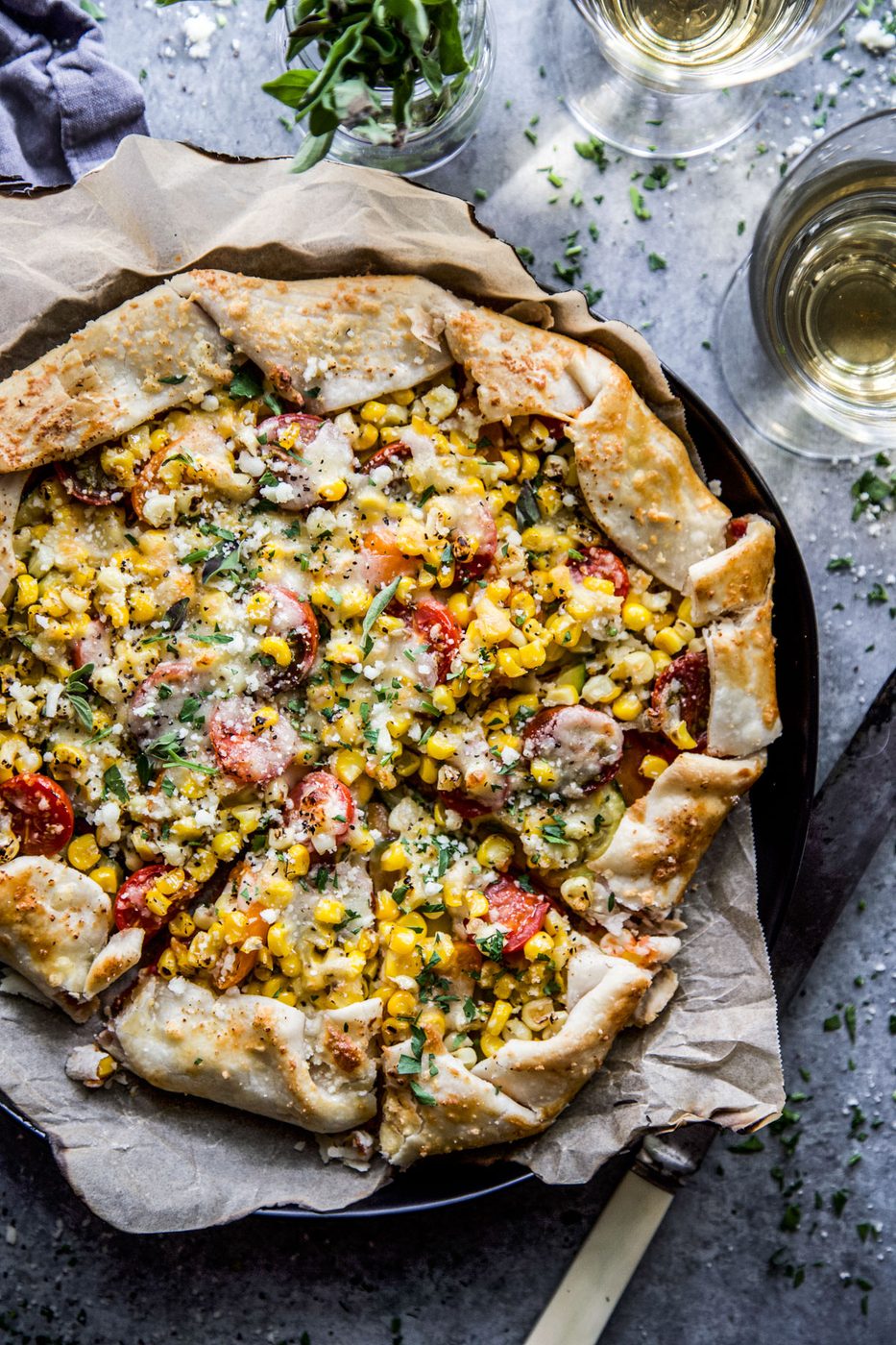 Garden Veggie Parmesan Tart