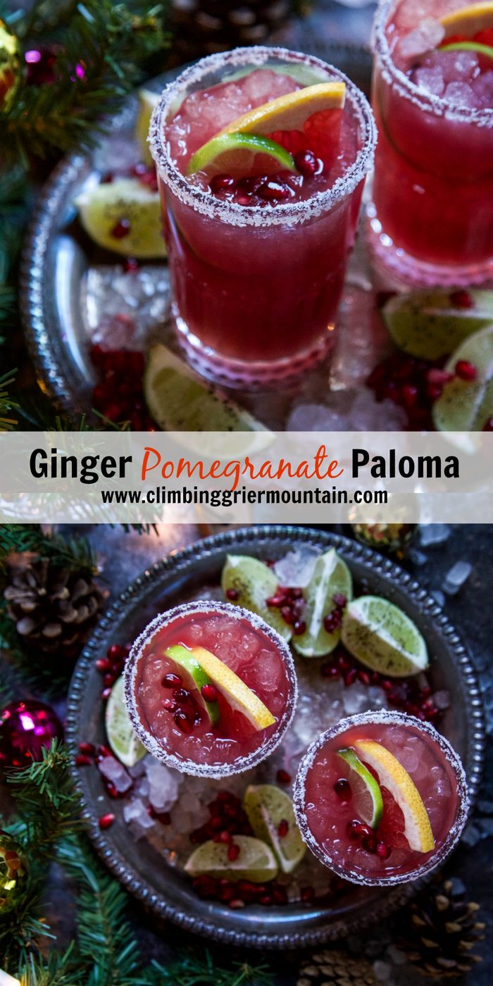 Ginger Pomegranate Paloma