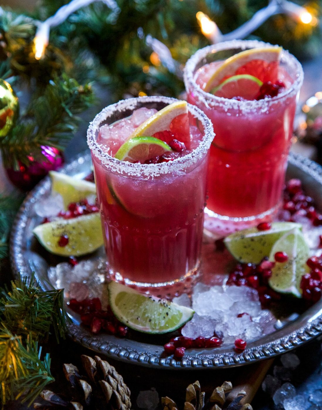 Ginger Pomegranate Paloma