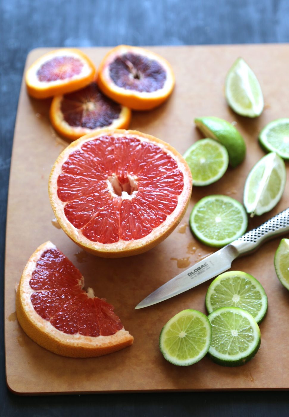 grapefruit margarita with ginger salt rim www.climbinggriermountain.com