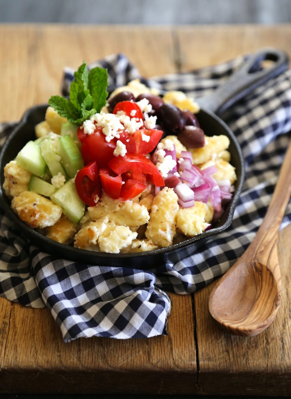 Greek Feta Gnocchi Skillet