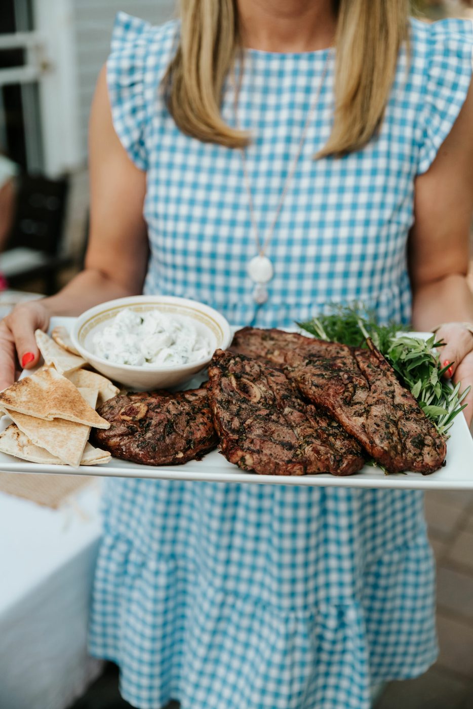 Greek Grilled American Lamb Shoulder Chops