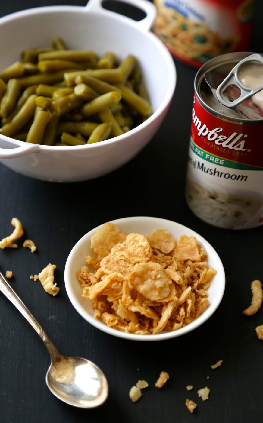 green bean casserole patty melt