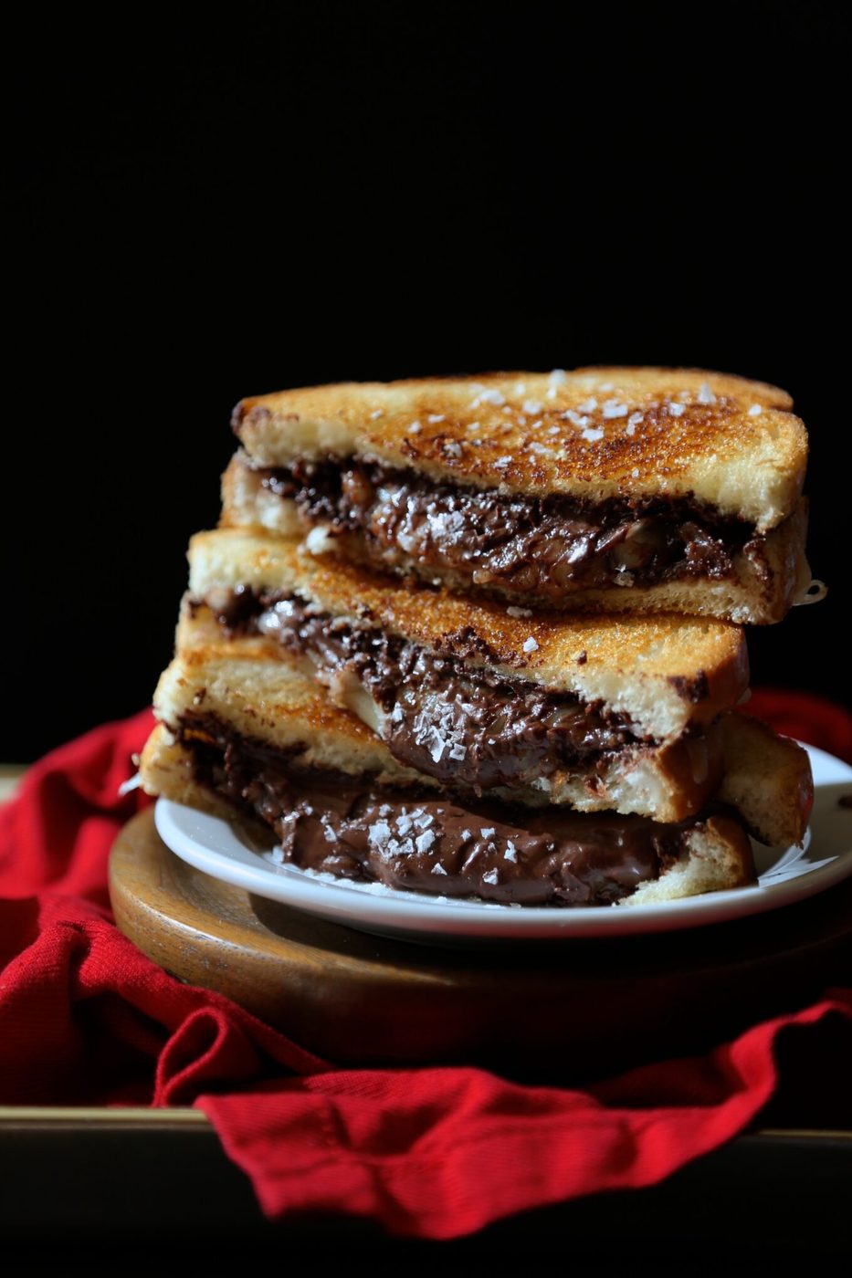 grilled cheese & chocolate sandwich with ganache dipping sauce www.climbinbggriermountain.com