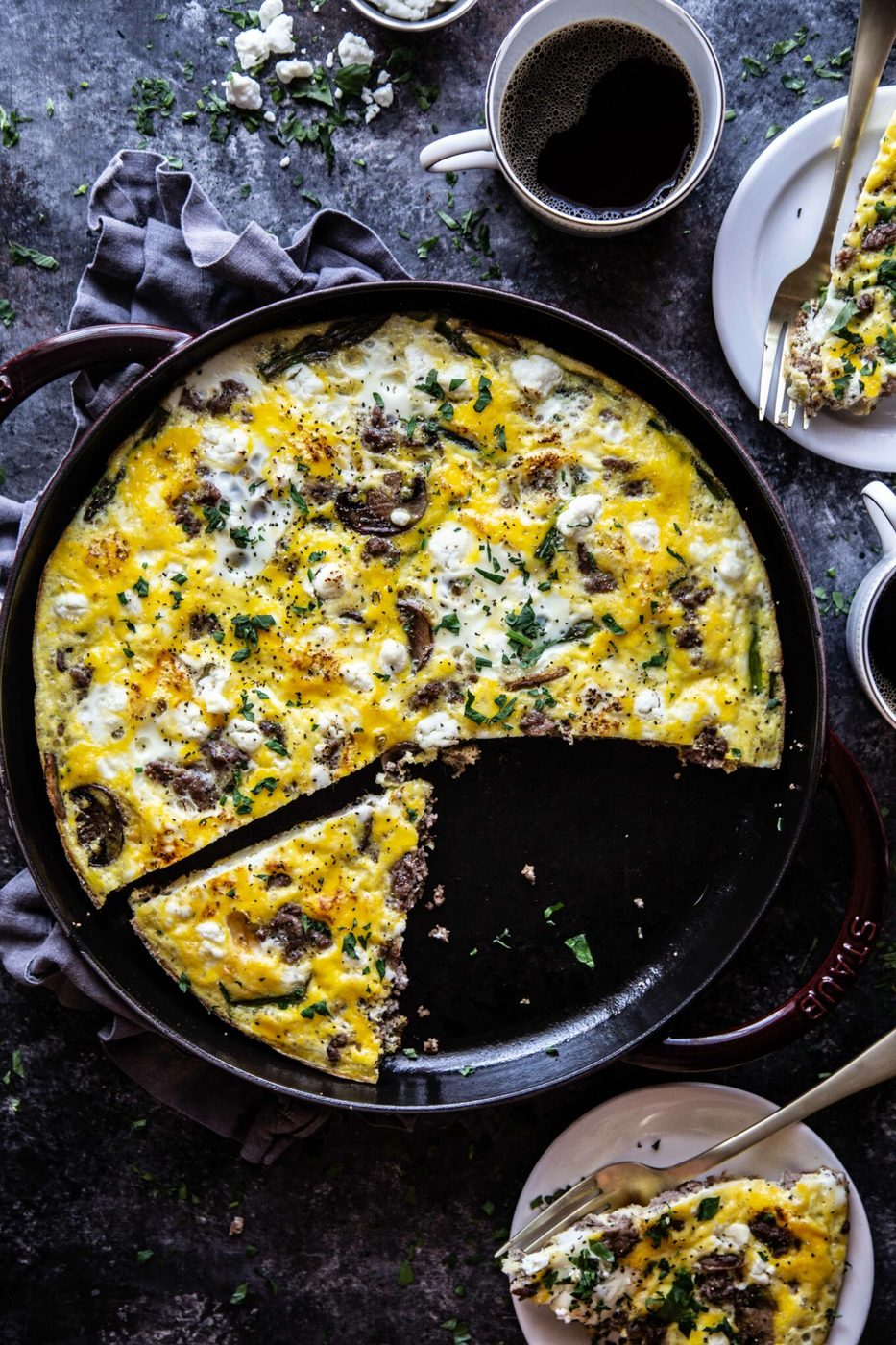 Ground Lamb & Vegetable Frittata