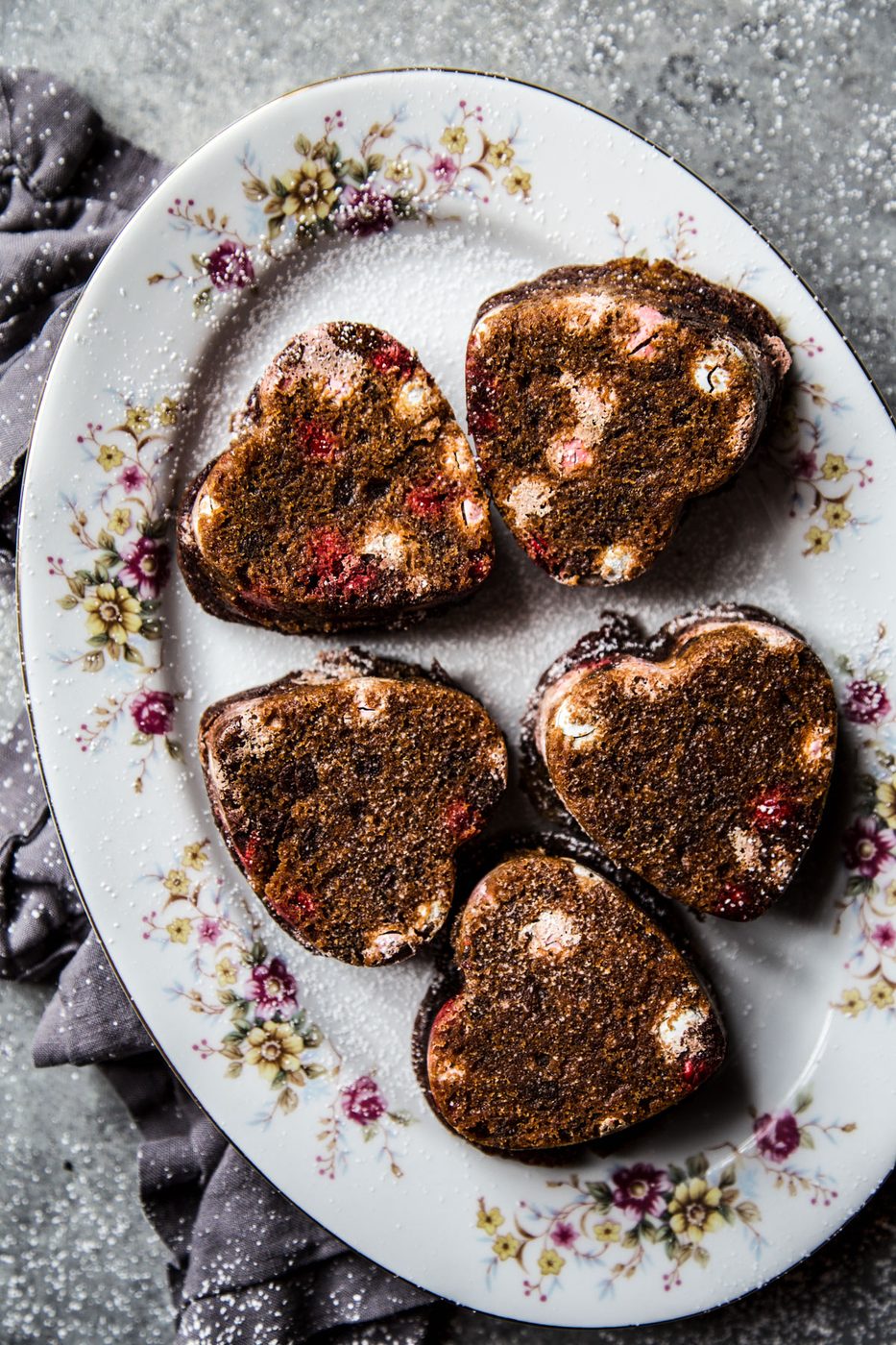 Heart-Shaped Brookies