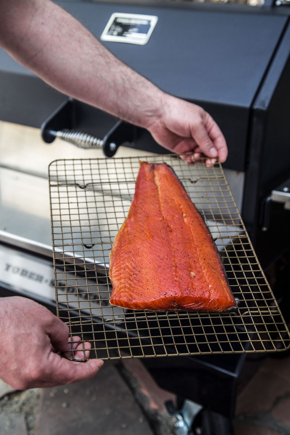 Herb Dry Brined Whole Smoked Salmon