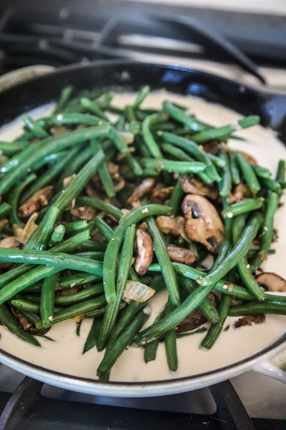 veggies tossed in a kitchen-made gravy