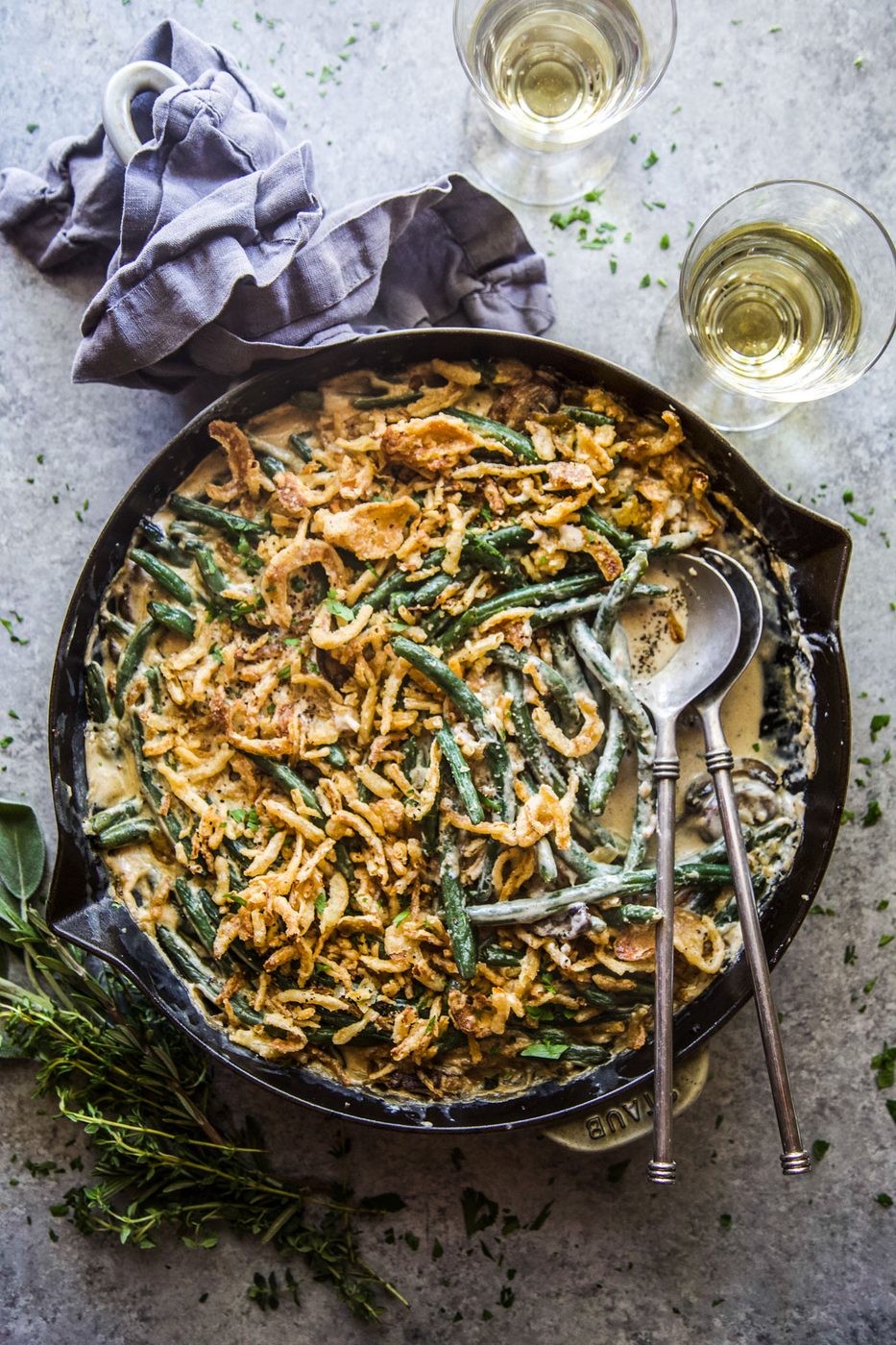 Kitchen-made Green Bean Skillet Casserole