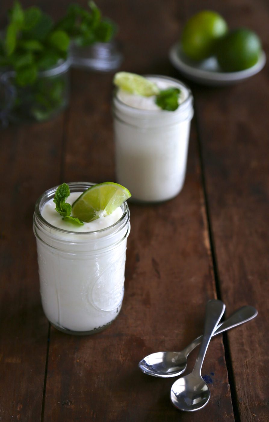 kitchen-made mojito greek yogurt www.climbinggriermountain.com