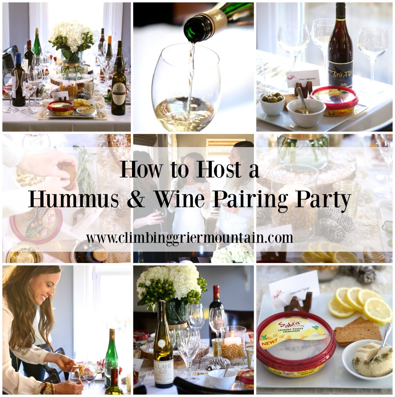 Host a hummus & wine pairing party