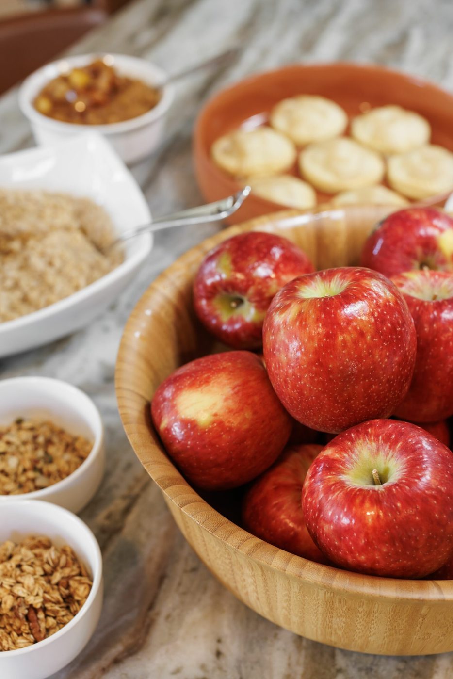 JUICI apples in a bowl