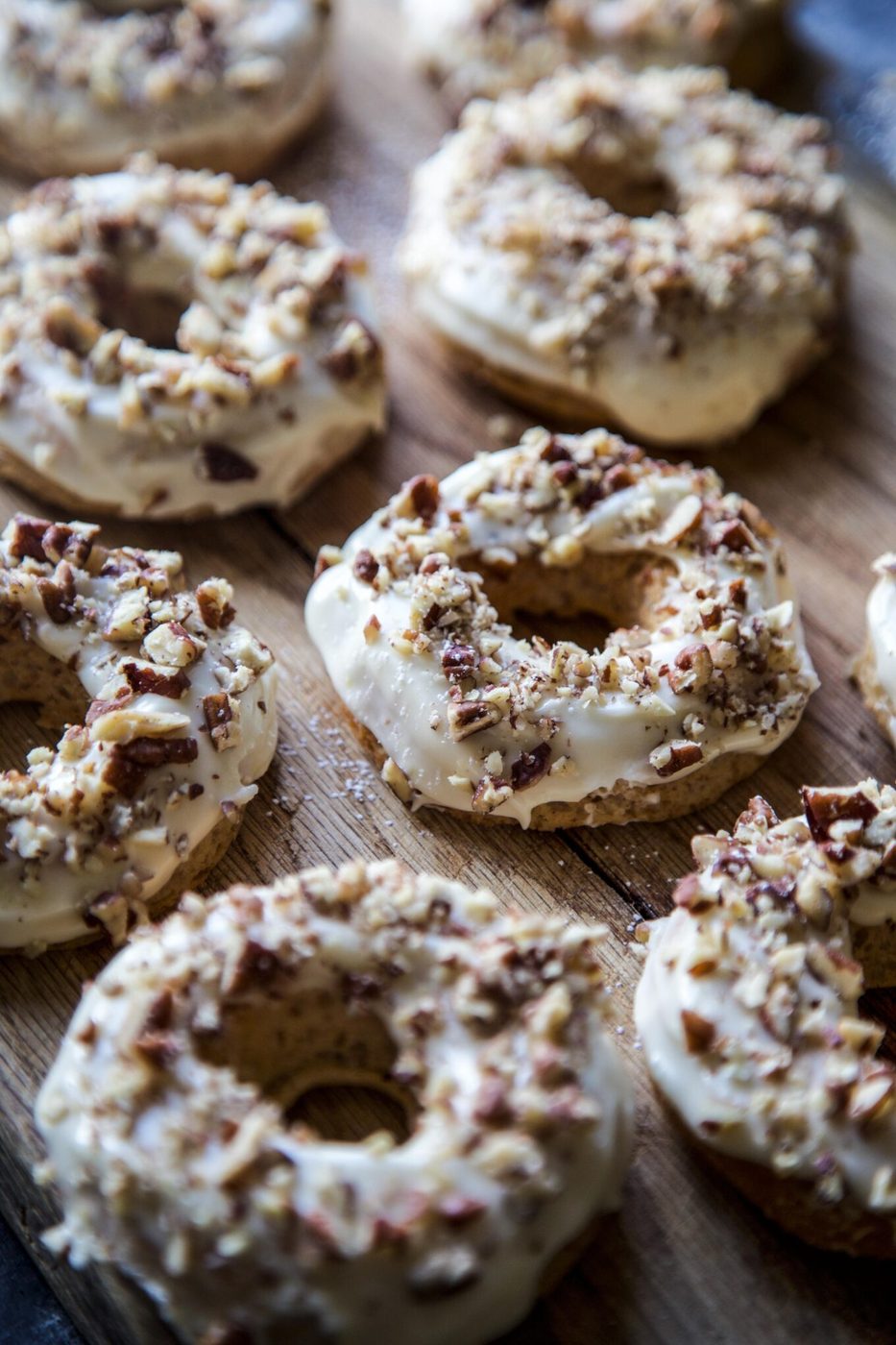 Citrus Frosting on hummingbird Doughnuts
