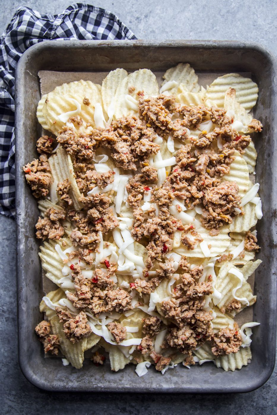 tray with just chips