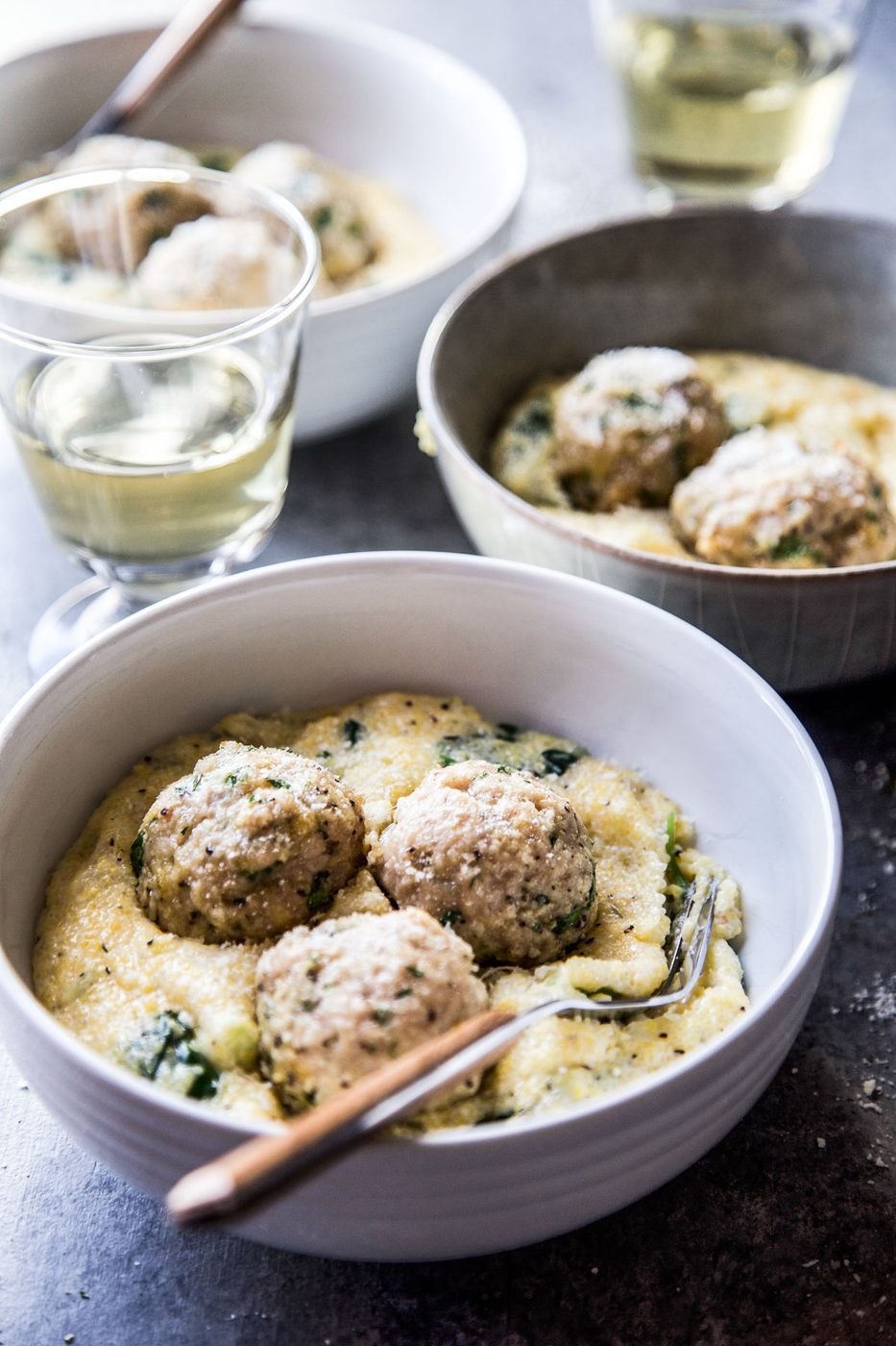 Italian wedding chicken meatballs