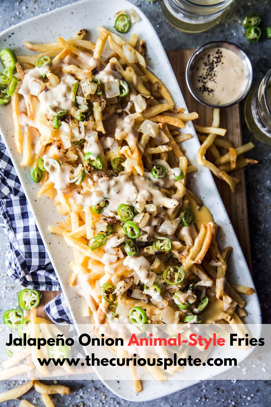 Jalapeño Onion Animal-Style Fries