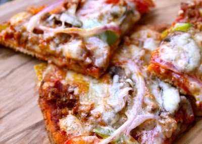 Naan supreme pizza