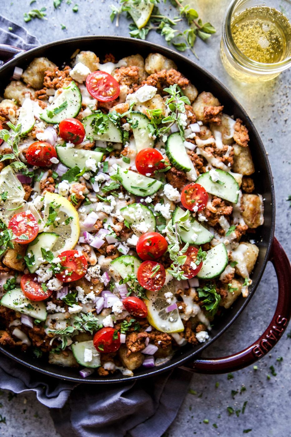 Loaded Chicken Shawarma Totchos