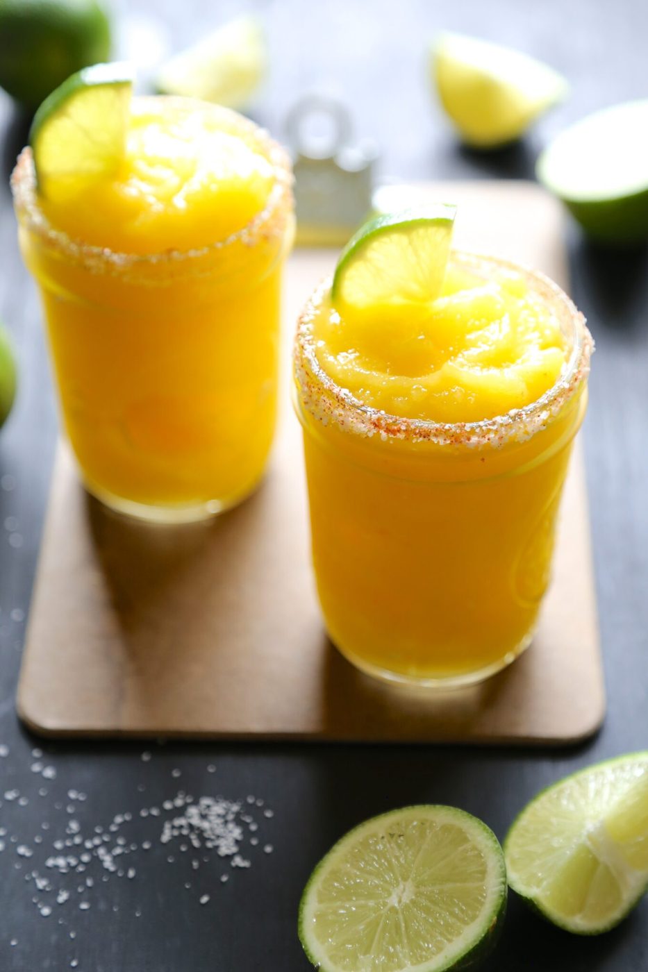 Mango-Ginger Spiced Bourbon Slush