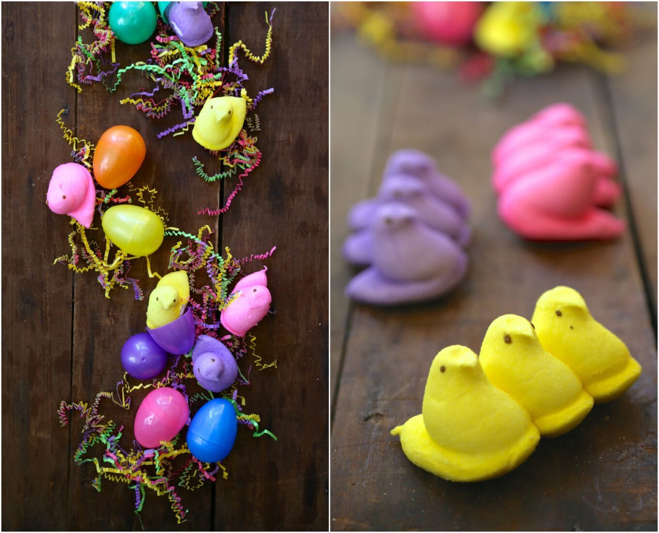 marshmallow peeps and nutella sandwiches