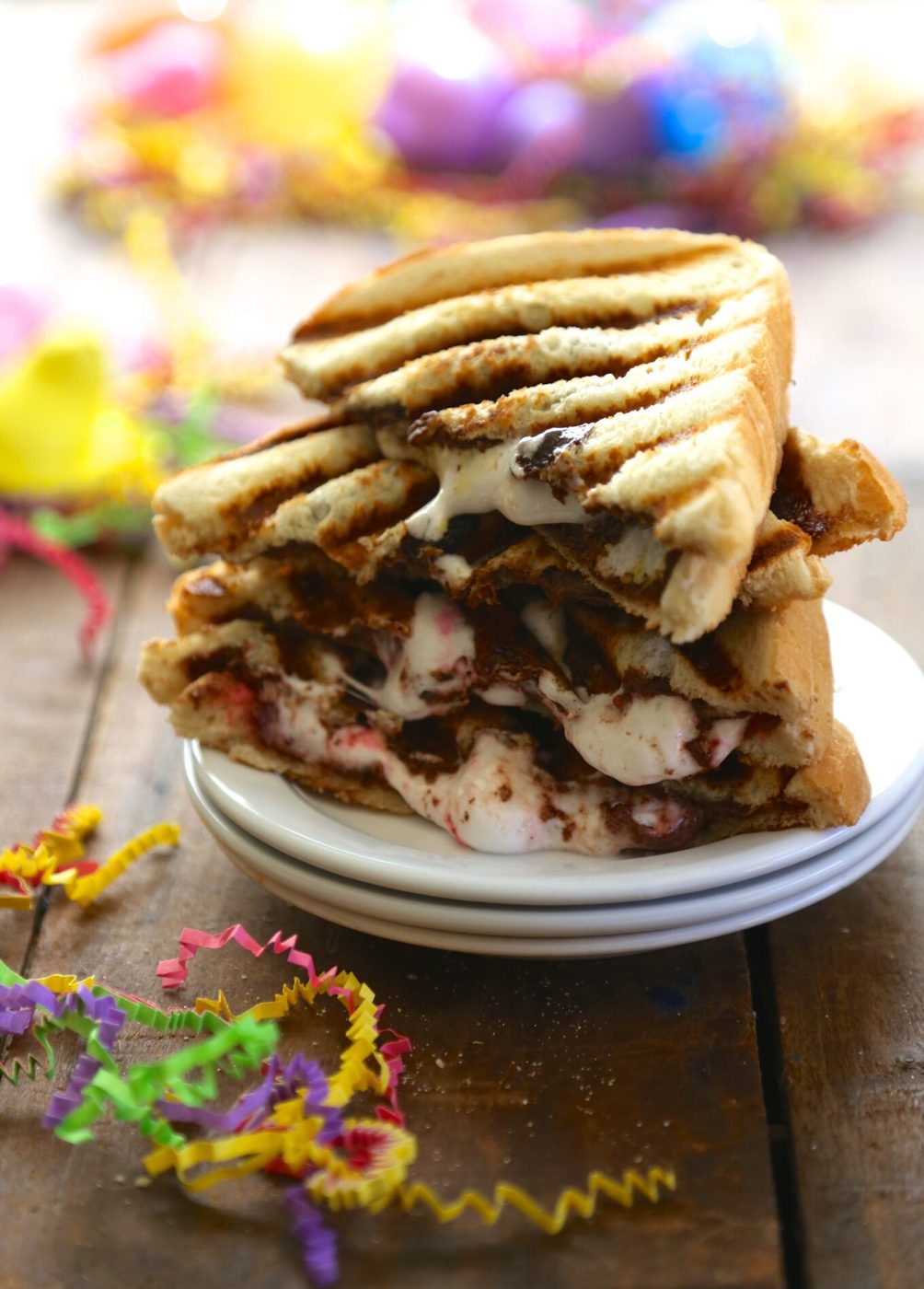 Marshmallow peeps & nutella sandwiches