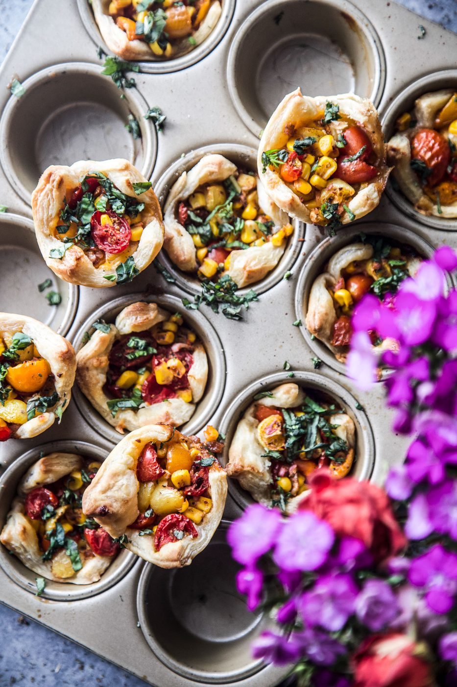 Muffin Pan Tajin Tomato Tarts