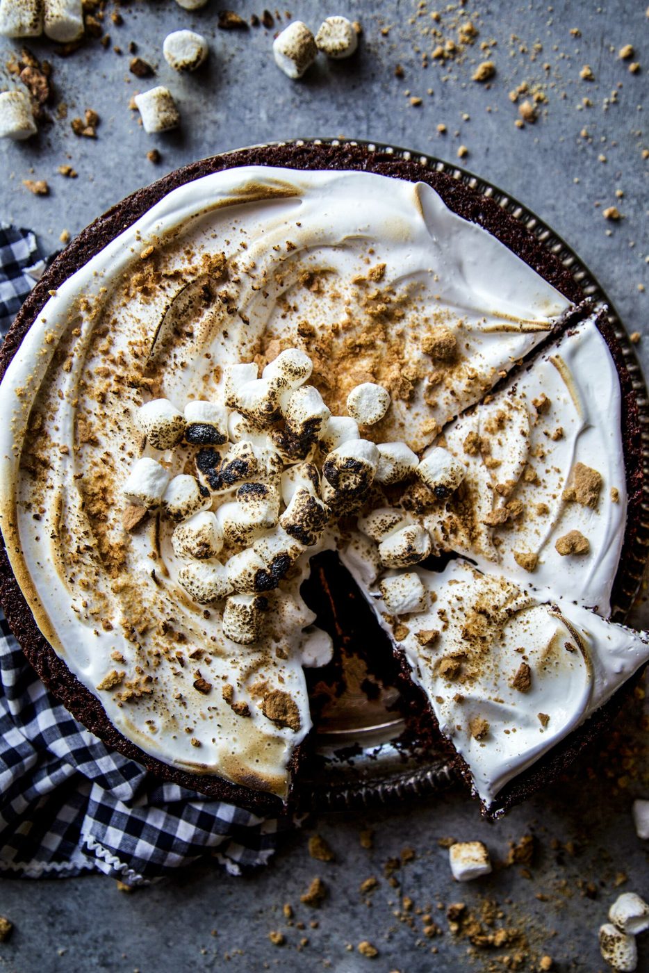 One-Bowl S’mores Cake