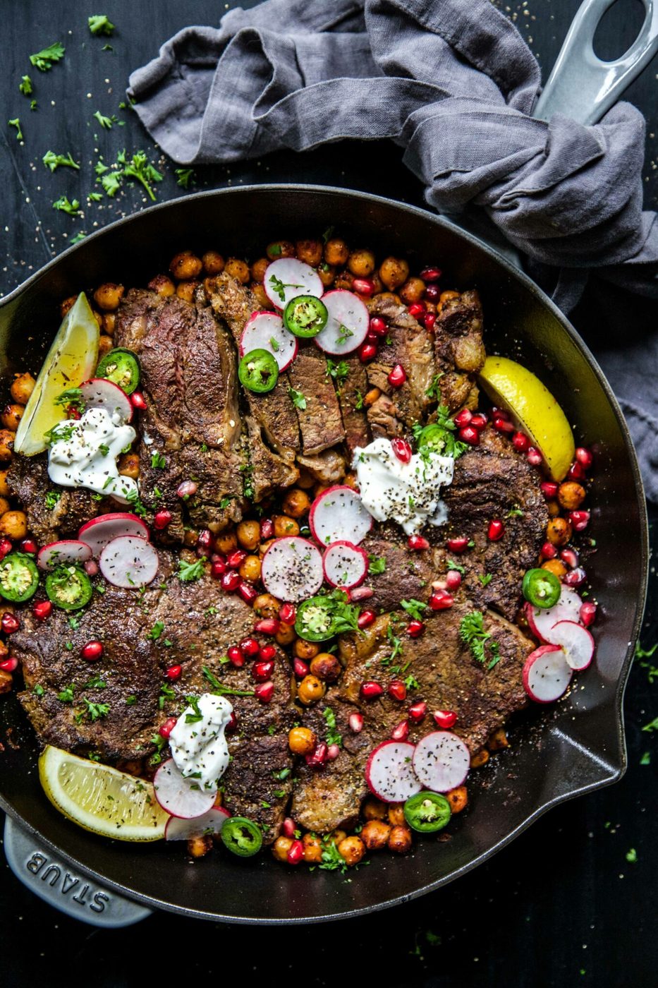 One-Skillet Curry Steak
