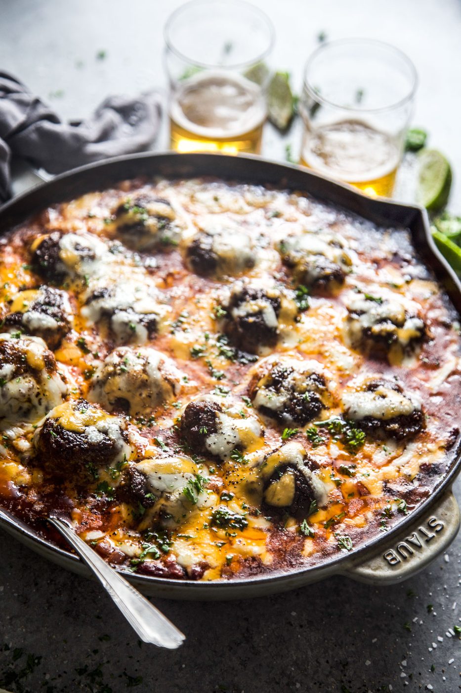 One-skillet Meatballs with Chili Sauce
