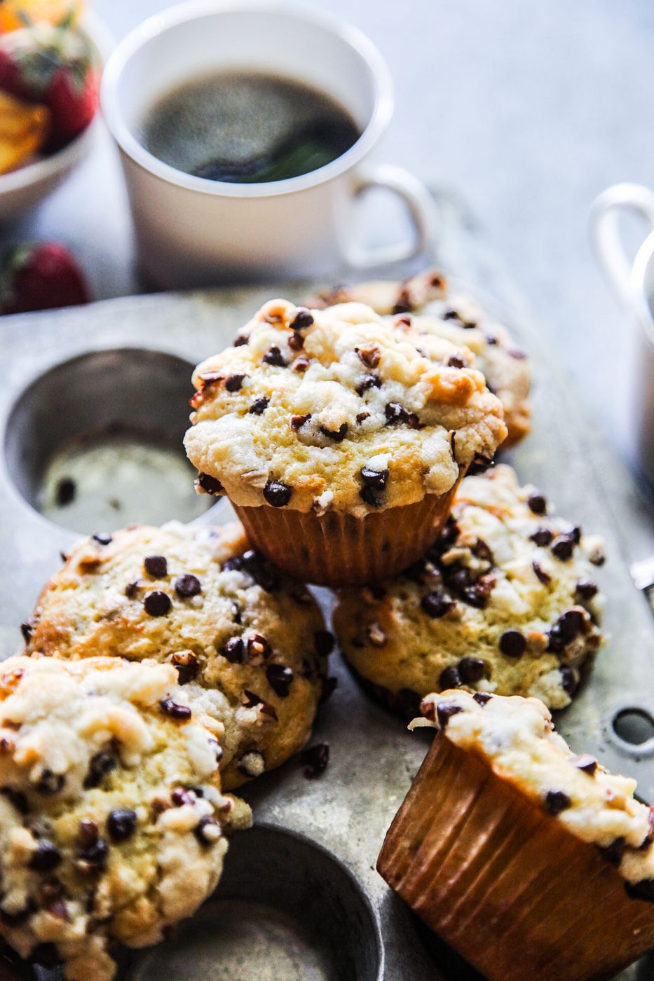 orange chocolate chip muffin for Making the Orange Chocolate Chip Muffins:/h2ul liWe like using mini chocolate chips because they are lighter and do not sink to the bottom as much as regular-sized ones. /li liDo not over mix your batter, or you will end up with dense and tough muffins. We do not use an electric mixer to make our muffins. A whisk or spatula is enough. /li liFill the muffin about ¾ of the way only. Take note that they will rise as they bake, so you should allot space so they do not spill out. /li liLet the muffins cool on the pan for a few minutes after baking before dislodging them. This will give them enough time to firm up so they do not break apart. /li liYou can check if the muffins are done by inserting a toothpick in the center. If it comes out clean, you can take the muffins out of the oven. /li /ulfigureimg src=