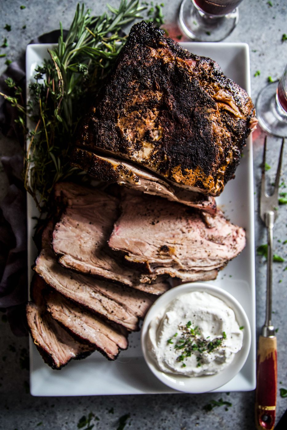 Oven Roasted Coffee-Rubbed Pork Shoulder